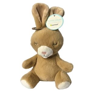 Pearhead Plush Toy Brown Bunny Rabbit Stuffed Animal Baby Lovey Gift Stuffie NWT